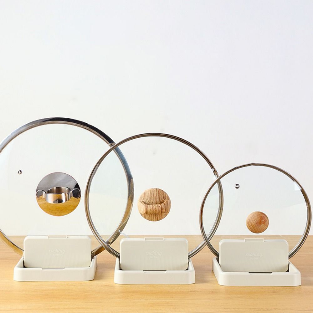 Термостойкий складной нескользящий кухонный органайзер Крышки для сковородок Подставка Стойка для суповых ложек Держатель для крышек кастрюль