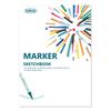 Альбом для эскизов от Application Marker Book Бумага для фломастеров А4 формат 35 листов переплет 271205 YMC-A4 70 г/м²