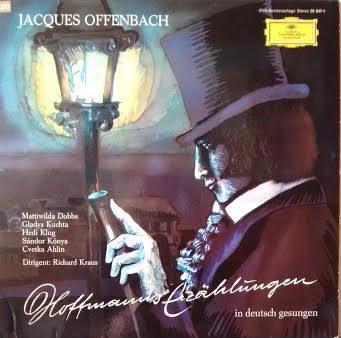 LP Record JACQUES OFFENBACH MATTIWILDA DOBB Hoffmanns Erzhlungen In Deutsch Ge 29847 Deutsche Grammo Germany Classical Used