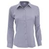 Женская/дамская влагоотводящая рубашка с длинным рукавом