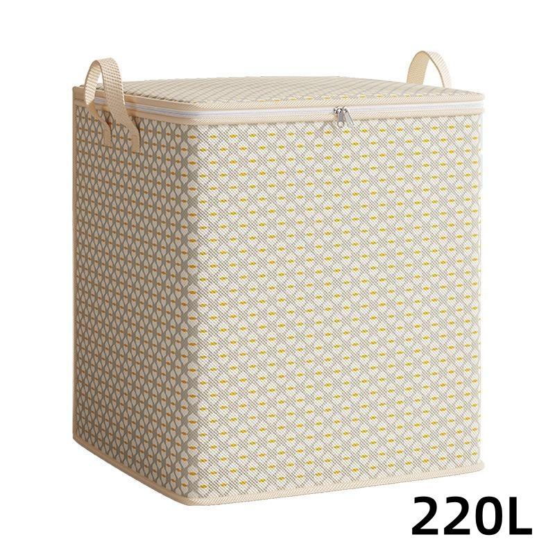 Очень большой тканевый контейнер для хранения одеял, постельного белья, одежды и нижнего белья. Портативный и легкий, с молниями и ручками. Легко переносить