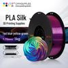 CMYKSUPPLIES Шелковый и Градиентный PLA Филамент для 3D-принтера CN вилка (адаптер в комплекте)