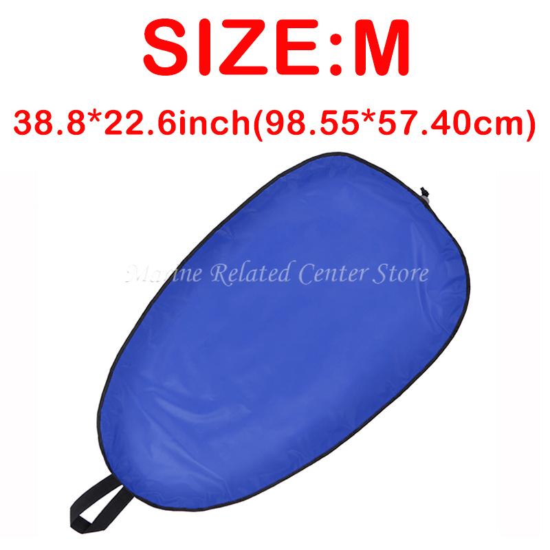 Black / Silver Kayaking Accessories Cockpit Sunscreen Cover Practical Multifunctional Waterproof Cover Cockpit Protection Cover