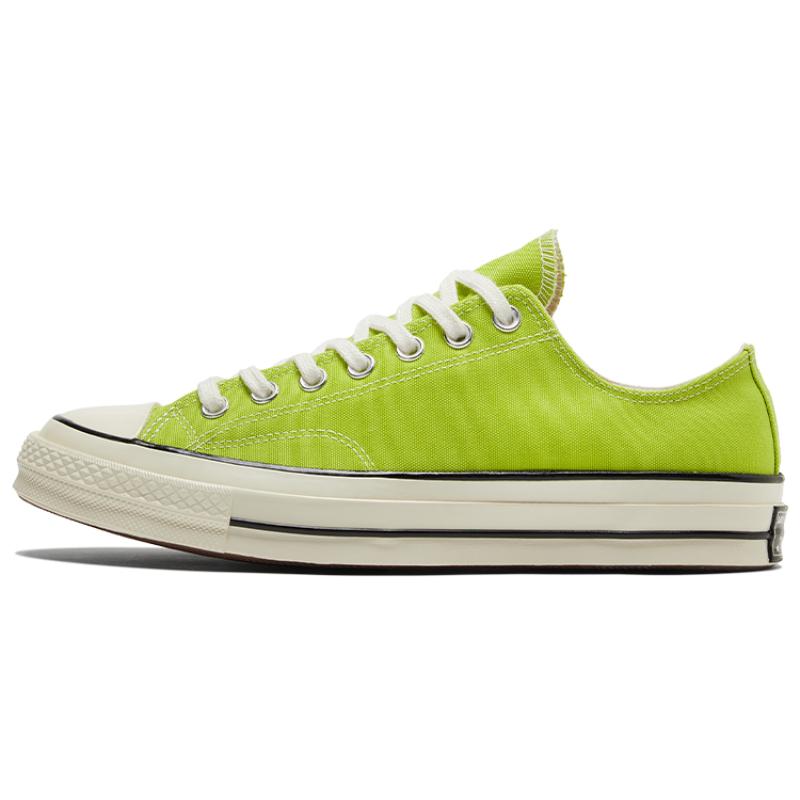 Converse Кеды Chuck 70 Chuck Taylor All Star Повседневный комфорт Низкие Канвасовые Унисекс Флуоресцентно-зеленые