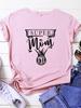 SUPER MOM NO.1 Print Women T Shirt Short Sleeve O Neck Loose Women Tshirt Ladies Tee Shirt Tops Clothes Camisetas Mujer