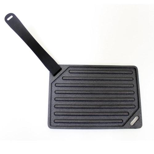 Tentmark Design Manly Grill Plate, Iron Plate, Suitable for Bonfires and Open Fires, Outdoor Camping, BBQ, Body and Grip Set, Includes Storage Bag