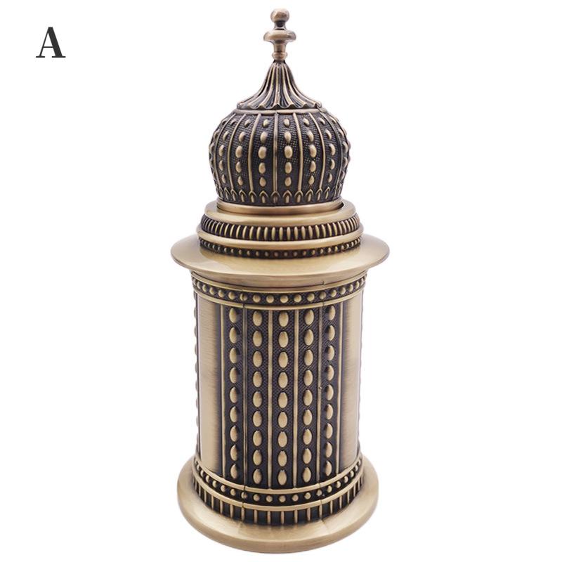Home Retro European Toothpick Box Living Room Handpressed Metal Creative Toothpick Holder Pushtype Automatic Toothpick Box