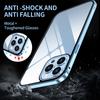 For iPhone 13 Privacy Case with Nano Tech Tempered Glass Anti Spy Magnetic Metal Protective Phone case
