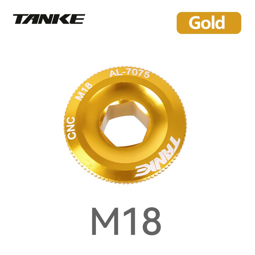 TANKE Крышка болта шатуна M18 M19 M20 Алюминиевая крышка шатуна для MTB BMX Дорожного велосипеда 6 цветов, Колпачок болта шатуна велосипеда