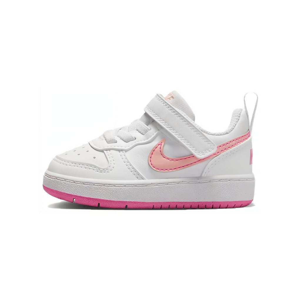 Nike Court Borough Low Recraft TD White Pinksicle Baby Sneakers Arctic-Orange DV5458-111