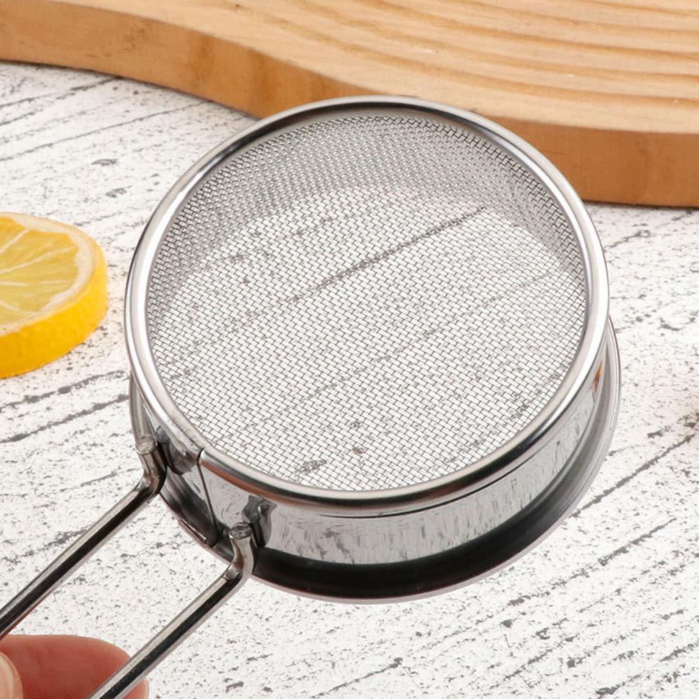 Baking And Cooking 11.5*6.5*2.3cm Flour Sifter Efficient Baking Sugar Strainer Fine Mesh Sieve Efficient Sifting