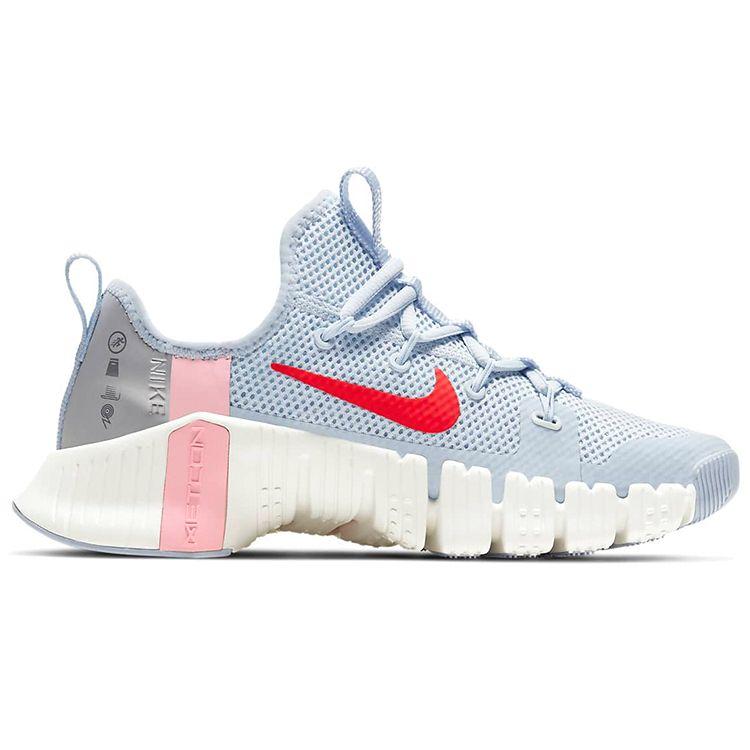 Nike Free Metcon 3 Football Серые Ярко-Малиновые Женские Кроссовки Summit-White Arctic-Punch CJ6314-006