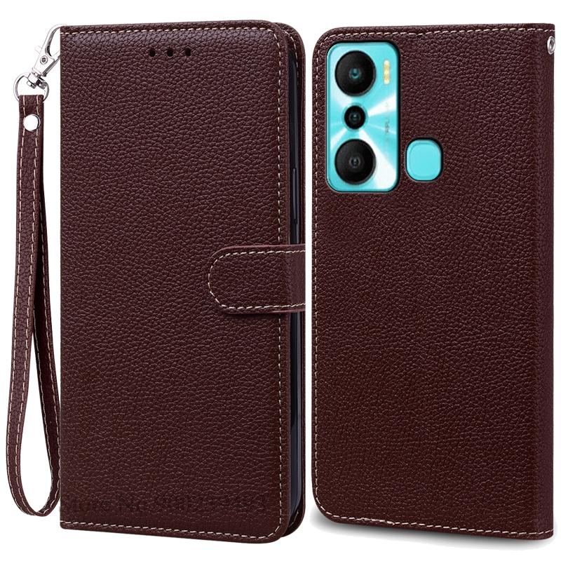 Hot 20i Case For Infinix Hot 20i Case Wallet Leather Flip Cover For Infinix Hot 20i Case X665C X665E Phone Cover Coque Fundas