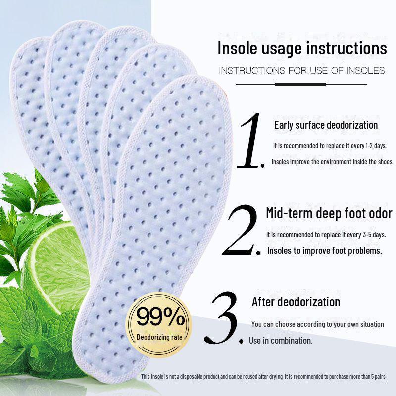Дезодорирующие полынные впитывающие пот дышащие стельки для комфорта во время военных тренировок и занятий спортом