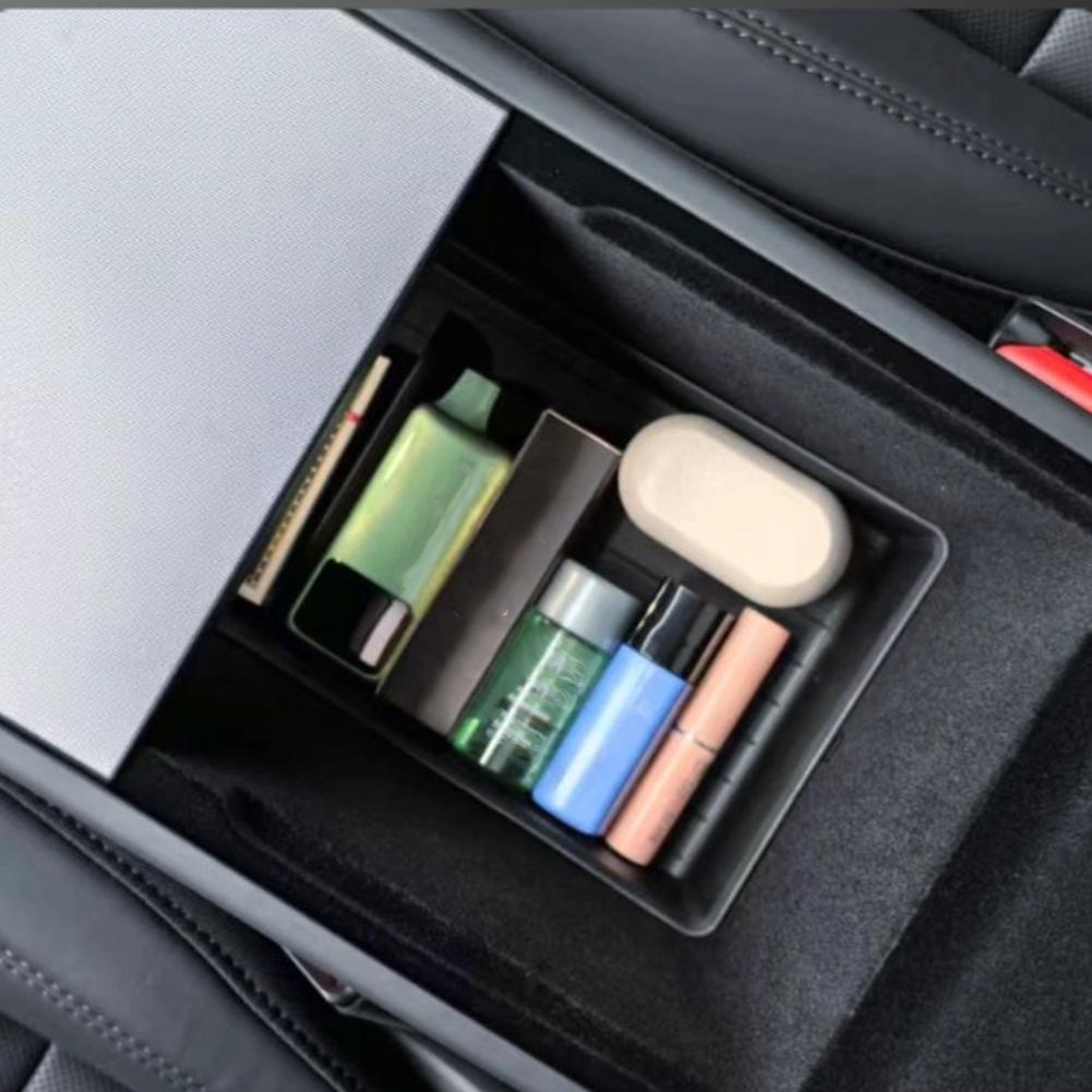 Для Tesla New Juniper 2025 Аксессуары для интерьера Бокс Держатель для карт Подлокотник Центральный лоток Bot X7K4