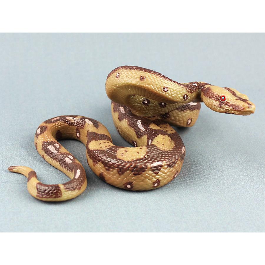 Realistic Boa Snake Scary Toy Prank Party Joke Halloween Decor Prop Soft Touch
