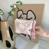 Красный Зеленый Цветочный Милый Женский Кошелек Мини Клатч Кошелек для Мелочи Хлопковая Сумка Свежий Милый Карманный Кошелек Сумка для Гигиенических Прокладок Сумка для Наушников