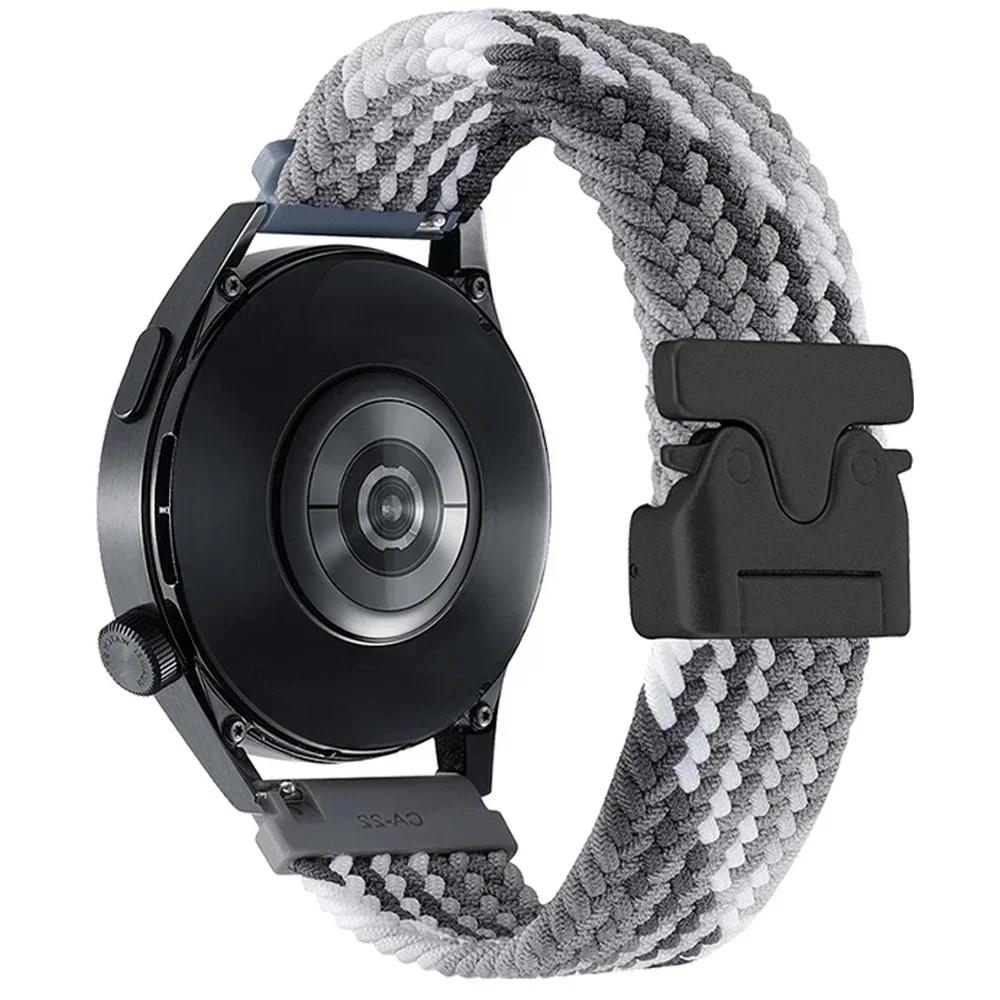 Нейлоновые ремешки с магнитной застежкой для Redmi Watch 5 Active 22 мм Плетеный ремешок на запястье REDMI Watch 5 Lite Дышащие аксессуары для браслета