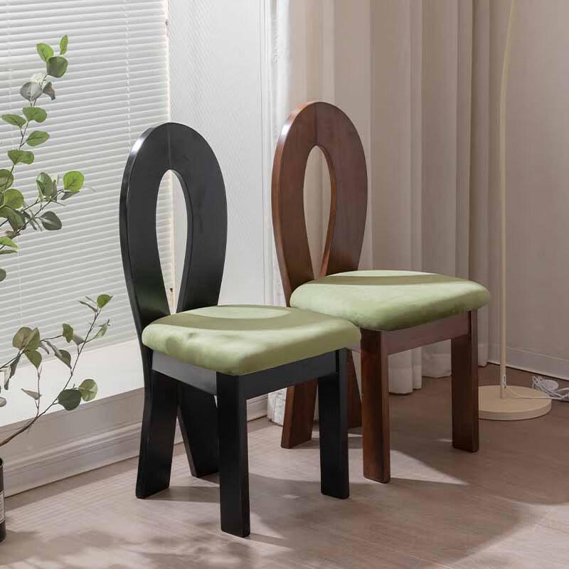 French Retro Wabi-sabi Mermaid Dining Chair
