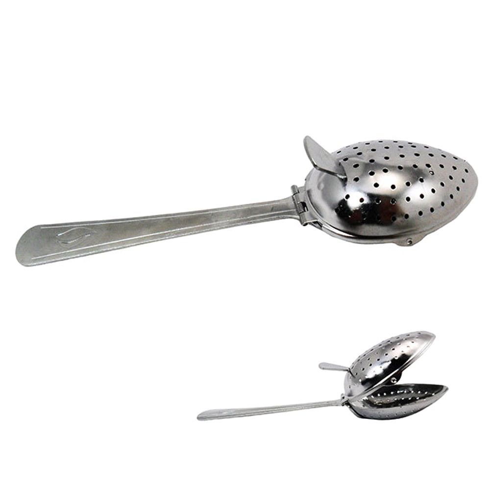 2Pcs Stainless Steel Herbs Loose Leaf Spoon Tea Filter Tea Brewer Tea Infuser Strainer