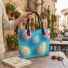  Easter Egg Tote Bag Fashion Casual Large Capacity Portable Daily Shoulder Handbag