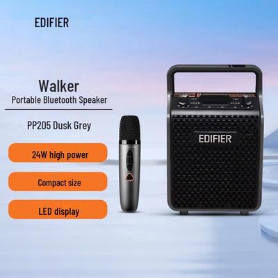 Портативная Bluetooth-колонка для караоке Edifier PP205, штекер CN (адаптер в комплекте)