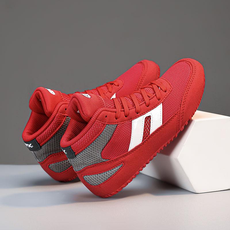 Модная качественная обувь для борьбы для мужчин, сетчатые тренировочные кроссовки, женские кроссовки для детей, мужская обувь, ботинки, дышащие женские ботинки, кроссовки