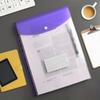 11 Holes Binder Cash Envelopes Transparent Files Envelope Bags Binder Punched Pockets  Receipt