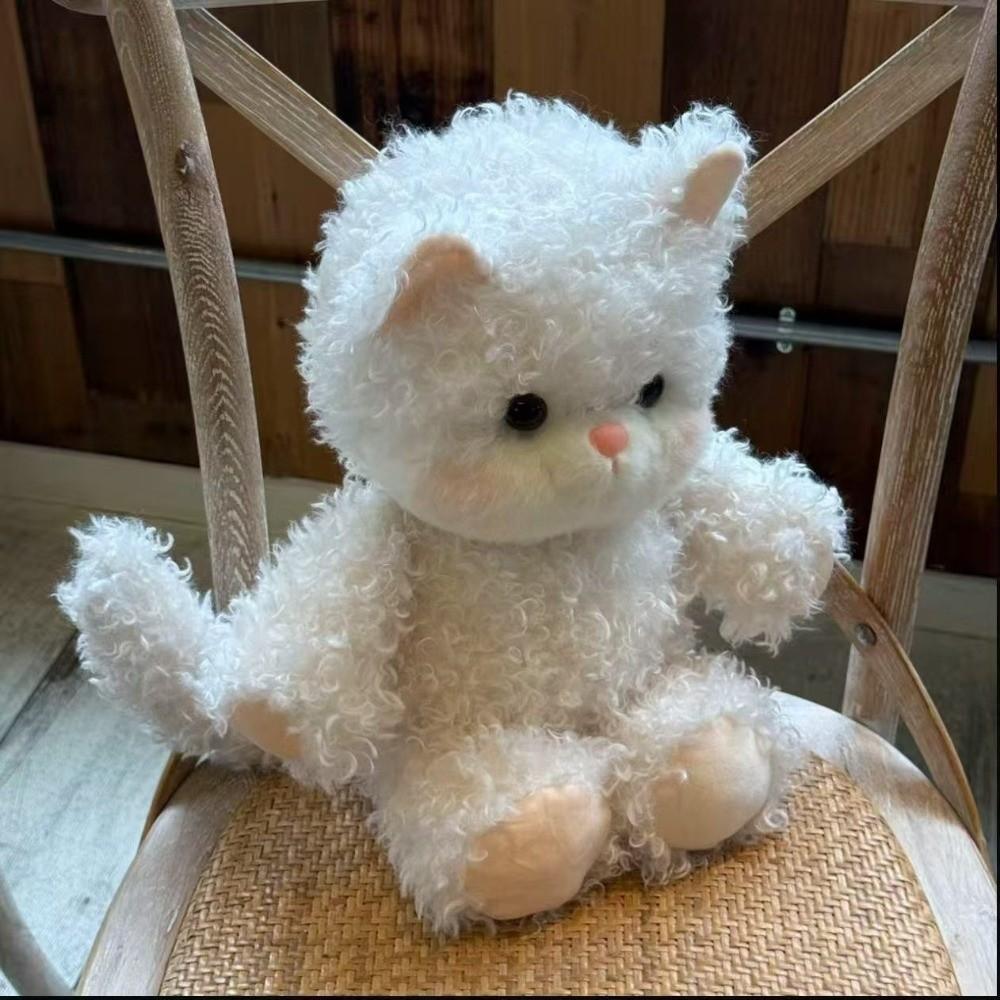 Cat Stuffed Animal Plush Pillow Emotional Support Fluffy Stuffed Cat Kawaii Plush Toy Kids Gift