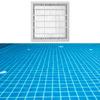 Решетка для слива в пол, крышка для ванной комнаты, квадратная, легкое оборудование, дренажный порт, бассейн, главный
