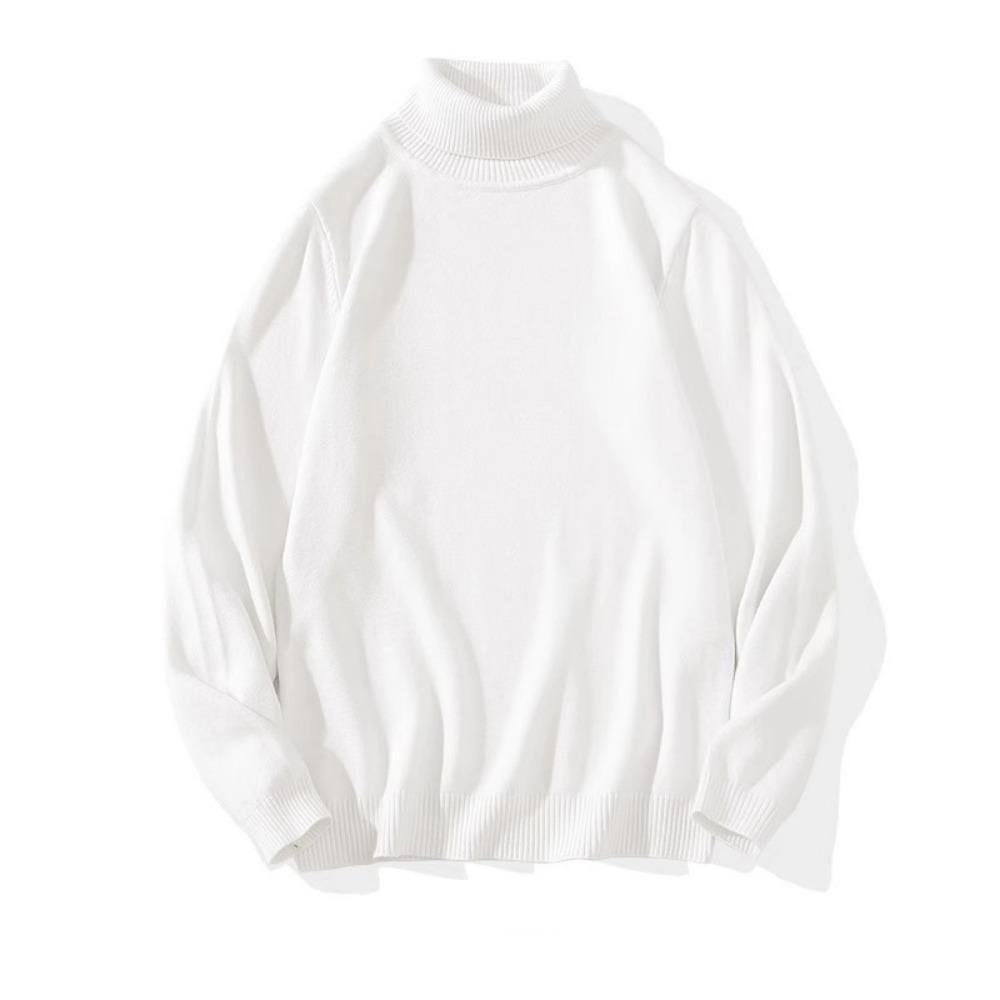 Зимние теплые флисовые свитера мужские водолазки свитер трикотажные свитера мужские повседневные джемперы облегающие свитера для пар