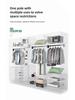 Телескопическая штанга без сверления: Простая в установке сушилка для белья и карниз для штор в спальню, вешалка, душевая и дверная штора, поддержка для гардероба