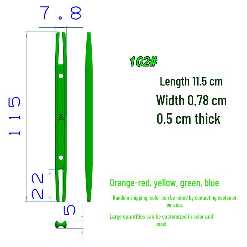 Двусторонний пластиковый челнок для плетения сетей, ремонта рыболовных сетей и многоцелевой инструмент для намотки лески