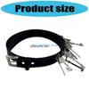 HX6F Stylish Multi Functional Outsider Belt Permanent PU Leather Secure Essential Holder All Day Wear