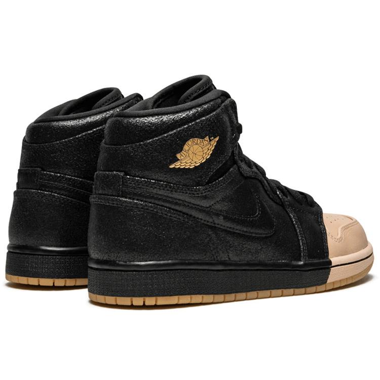 Jordan 1 Ретро Высокие Черные Женские AH7389-007