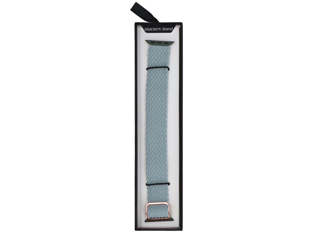 New GlacierX Braided SlideLock Sage Blue Strap for Apple Watch 38/40/41mm Sage Blue