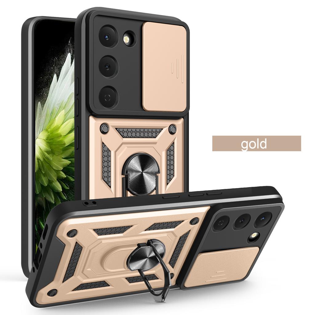 Funda for Tecno Spark 40 Pro 4G Case Slide Camera Protection Ring Stand Shockproof Cover for Tecno Spark 40 Pro 4G Capa Funda