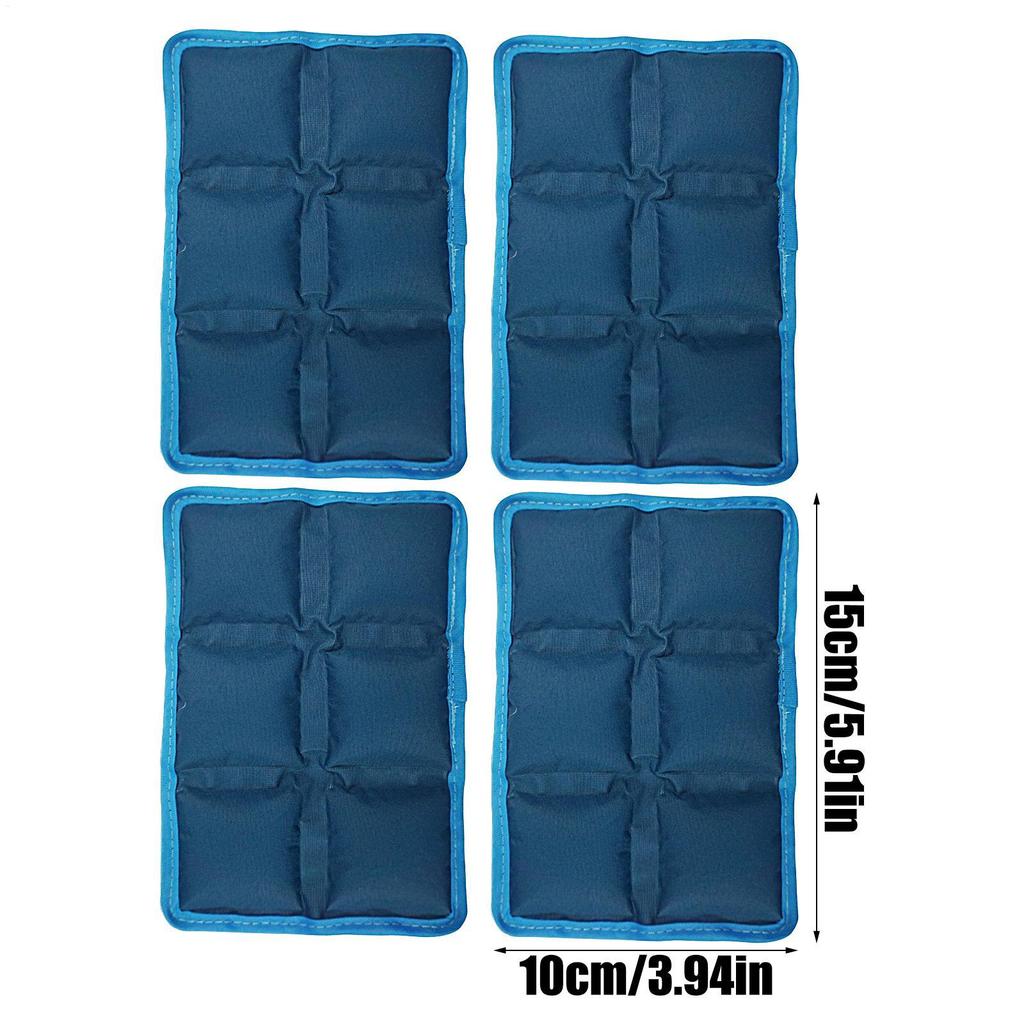 Многоразовый пакет со льдом-охладителем для ланч-боксов, пакет с холодным гелем, компактные моющиеся пакеты с ледяным гелем для кемпинга, пеших прогулок, пляжа, активного отдыха