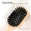 Soft Bristle Air Cushion Bamboo Comb Square Detangling Hair Brush Massage Anti Static Hair Brush Professional Salon Styling Tool