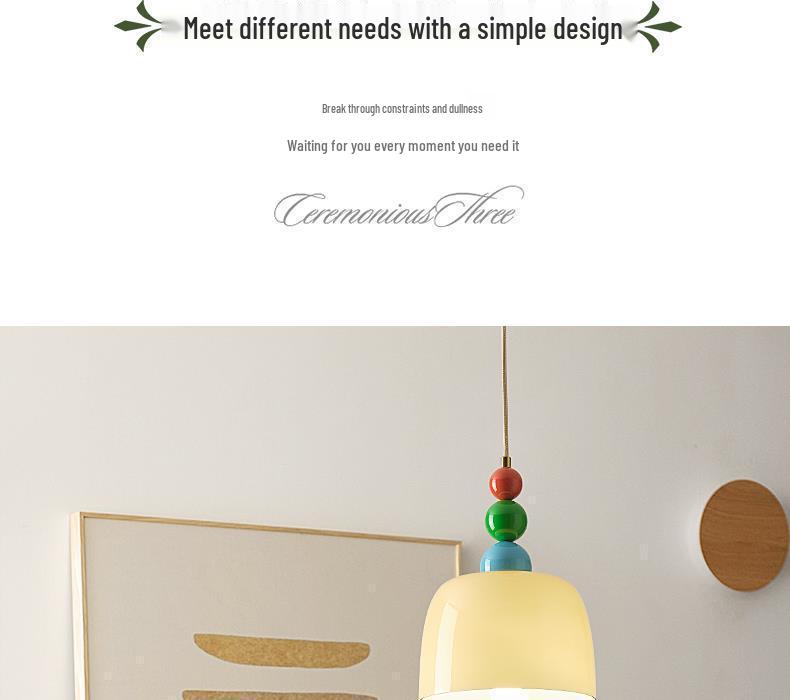 Скандинавский минималистичный стеклянный подвесной светильник для прикроватной тумбочки, гостиницы, бара или ресторана