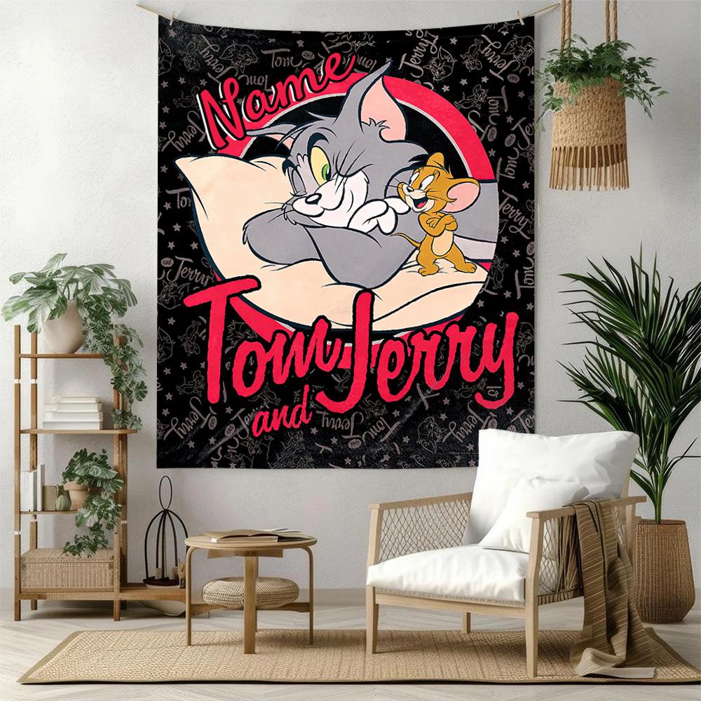 Warner Custom Your Name Wall Decor Tapestry Art For Pet Memorial Birthdaywedding Party Backdrop Family Gift