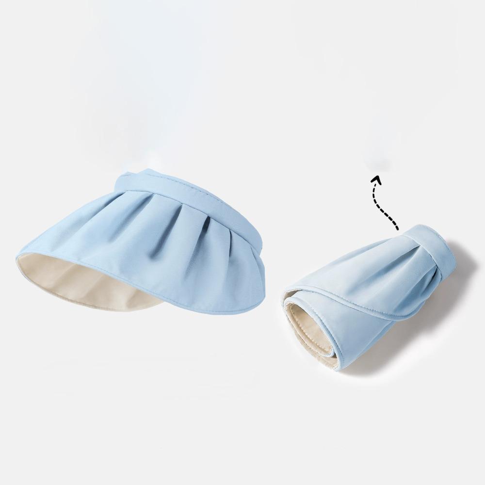 Летняя кепка-повязка для защиты от солнца без верха, складной козырек, женская ракушка, спорт