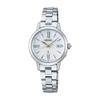Часы Seiko Lukia Коллекция Grow Часы из нержавеющей стали Белые SSVW205 Серебристые