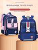 British Large-Capacity Backpacks: Ergonomic Schoolbags for Spine Protection for Grades 1-6 Boys and Girls