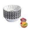 Thickened Tinplate Egg Tart Molds Durable Reusable Pudding Shells