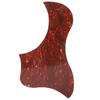 Guitar Pickguard Self Adhesive Sticker Red Tortoise Shell Duck Shape Guard  Accessories