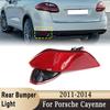 Для Porsche Cayenne 2011-2014 задний бампер, крышка, задний противотуманный фонарь, отражатель 95863110500 95863110600, задний сигнальный фонарь