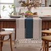 Table Wedding Decorations Style Bohemian Table Runner, Red Table Runner Farmhouse Woven Home Decor - 1 pc