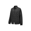 Solid Color Logo Print Stand Collar Long Sleeve Jacket Women Jackets Black 539574-01