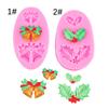 Holly Leaves Silicone Mold for Cake, Fondant, and Chocolate Decorations